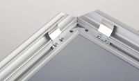 Cadre en aluminium à clipser, largeur 32 mm, cadre mural pour photos, format A4, coins mitrés ou coins arrondis, cadre pour affiches