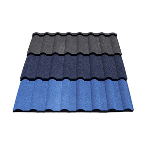 La maggior parte dei pannelli solari galleggianti blu grigio metallo tegole con rivestimento in pietra Metro scandole piastrelle classiche - Product Image 3