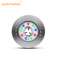 Lampe de fontaine submersible en acier inoxydable à 9 LED, étanche IP68, RGB RGBW 24V DC, pour bassin, 9W 18W 27W 36W