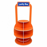 Présentoir en mousse PVC, étagère de vente au détail ronde à niveaux, présentoir de comptoir POP pour boîtes surprise, collations et cadeaux, unité de présentation Forex