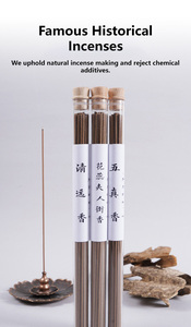 Bâtonnets d'encens naturels faits à la main Wanmu, aux cinq éléments, aux herbes médicinales, aux fleurs de rose, d'osmanthus et de bois de santal, en forme de tente chinoise en forme de <span class=keywords><strong>poire</strong></span> d'oie - Product Image 4