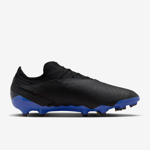 Low Cut Lace Up Football <b>Boots</b> White Cyan Swirl Pattern Upper Purple Stud Outdoor Soccer Shoes - Product Image 3
