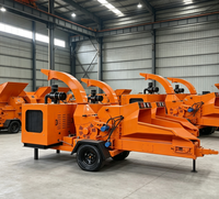 Broyeur à bois compact 24 CV avec performance de coupe efficace pour le traitement des déchets agricoles et de jardin