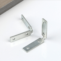 Connecteur d'angle dissimulé en L sans poignée en aluminium pour meuble, cadre de porte et quincaillerie de fixation