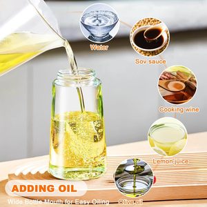 Dispensador y Rociador de Aceite de Oliva 2 en 1, 470 ml, Rociador de Aceite de Vidrio Ecológico para Cocinar, 2026 - Product Image 6