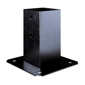 Heavy Duty Metal Stainless Steel 3X3 5X5 6X6 Round Grounded <strong>Fence</strong> <strong>Post</strong> Base Support Plate <strong>Brackets</strong> <strong>for</strong> <strong>Concrete</strong> - Product Image 2