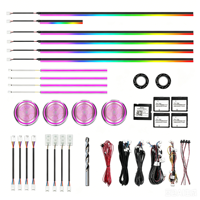 Kit d'éclairage d'ambiance intérieur pour voiture, 256 couleurs, pour BMW X3 X4 F25 F26 2010-2023, accessoires pour les grilles d'aération