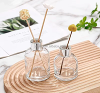 Bouteille en verre vide de 200 ml pour diffuseur à bâtonnets, personnalisable en gros, pour huiles essentielles d'aromathérapie, avec boîte cadeau