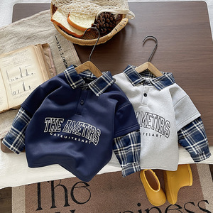 Conjunto de <span class=keywords><strong>2</strong></span> Piezas para Niños de <span class=keywords><strong>1</strong></span> a 5 Años, Pantalones de Mezclilla Casuales de Algodón con Solapa a Cuadros para Primavera/Otoño, Modelo 2026 - Product Image 6