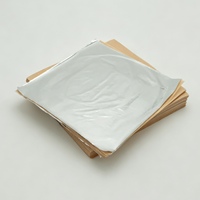 Vente en gros de feuilles d’argent italiennes, 14x14 cm,  faciles à appliquer pour l’art résine et la peinture murale