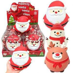 Lot de jouets squishy géants Père Noël, Bonhomme de neige et Renne, à remontée lente, anti-stress, sensoriels, pour cadeaux de Noël, entrepôt USA - Product Image 1