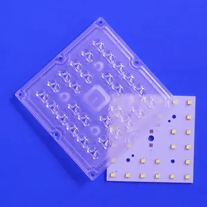 لوحة دوائر طباعة مطبوعة رقاقة LED للحدقة الخارجية مقاس 30 واط و40 واط و50 واط و100X100 ملم من XTE 3535 SMD و28 مصباح LED