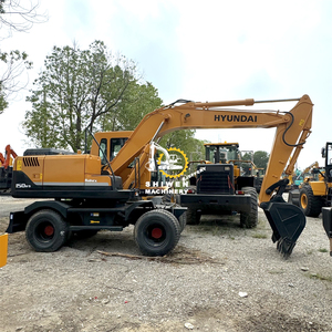 Excavatrice sur chenilles Hyundai d'occasion de haute qualité, modèles 150W-9s et 210W-9s, modèle 2022, 15 tonnes, avec pompe, roulement, moteur et engrenage, faible nombre d'heures - Product Image 3