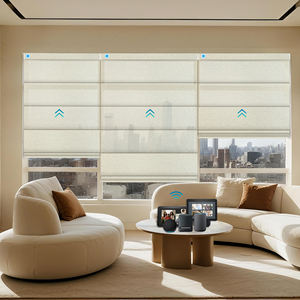 Persiana Eléctrica Moderna con Control Remoto Inalámbrico Inteligente de <span class=keywords><strong>Google</strong></span>, Motorizada, Día y Noche, Tipo Romana para Ventana - Product Image 1