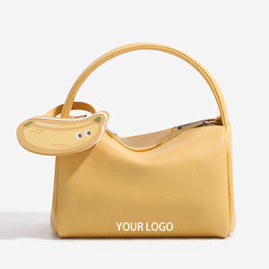 Nouvelle mode grands sacs à main fourre-tout souples pour femmes sac à bandoulière <span class=keywords><strong>banane</strong></span> mignon dames sac pratique sous les bras boîte à lunch sacs à main de navettage - Product Image 1