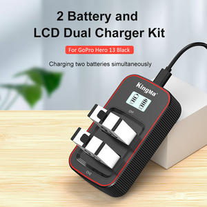Kit de cargador y batería de polímero de litio de repuesto KingMa Enduro para cámara <span class=keywords><strong>Gopro</strong></span> Hero 13 - Product Image 3