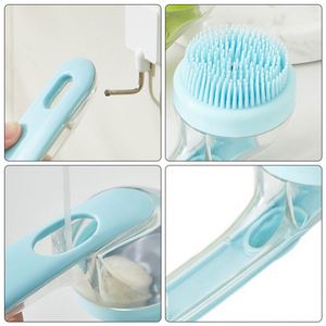 Pet <b>Bath</b> Brush <b>Dog</b> Yellow Silicone Durable <b>Dogs</b> Large Capacity <b>Bath</b> Brush for Pet Grooming Salon - Product Image 4
