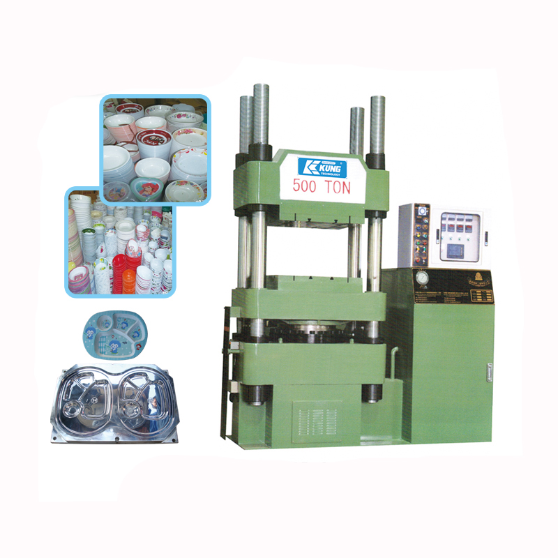 Заводская цена, Одноцветный Меламиновый обеденный набор 500T, машина для изготовления