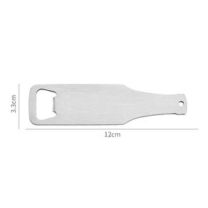 Wholesale Custom Stainless Steel Manual Metal <b>Bottle</b> Opener Stainless Steel <b>Bottle</b> Shape Opener - Product Image 5