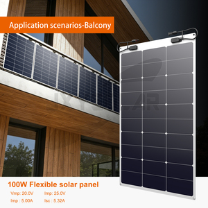 Módulo Solar Flexible HPBC de 200 Vatios y 20 Voltios, Contacto Trasero, 26% de Alta Eficiencia, Flexible, Delgado y Ligero para Barco JXY-C200B High E - Product Image 4