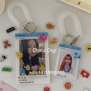 Porte-cartes <span class=keywords><strong>photo</strong></span> personnalisable en acrylique ouvert, à remplir soi-même, avec breloque et fonction <span class=keywords><strong>shaker</strong></span> - Product Image 4