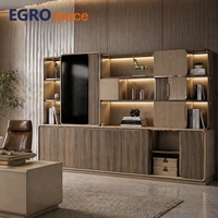 EGROspace Meuble de bureau moderne et populaire, armoire de rangement en bois avec tiroirs pour gestionnaires, vente en gros