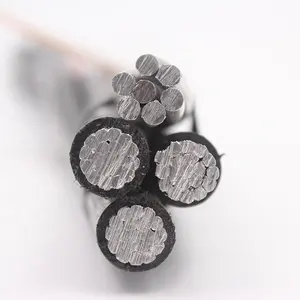 2*3/0AWG+1*3/01kv Pvc / Xlpe / Pe Insulated Overhead Electric Transmission Aerial Bundled Cable Abc Cable Price For Electricity