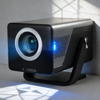 Vente flash - Projecteur X7AR 1080P HD avec mise au point automatique et correction de la distorsion trapézoïdale pour le home cinéma et les réunions de bureau