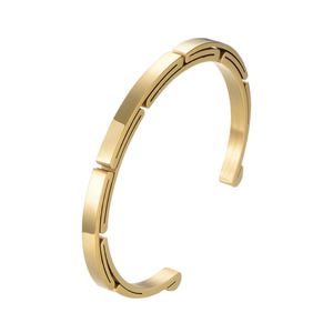 Simplicité de haute qualité Ouverture à plusieurs étages <span class=keywords><strong>Bracelet</strong></span> en acier au titane Nouveau design <span class=keywords><strong>Bracelet</strong></span> de manchette pour les couples Style à la mode - Product Image 1