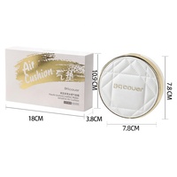 LOZEE Korea Alas Bedak Tahan Keringat Air Cushion Foundation Semi Matte Tahan Lama Dua Lapis