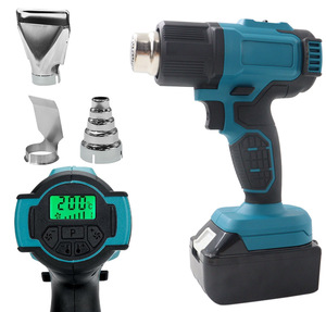 Pistolet à air chaud portable à batterie lithium, haute puissance, rechargeable, à température réglable, pour usage transfrontalier, idéal pour le <span class=keywords><strong>chauffage</strong></span> de films thermorétractables - Product Image 3