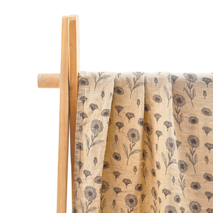 Happyflute No Moq 사용자 정의 대나무 편안한 신생아 랩 목욕 타월 포대기 아기 모슬린 포대기 담요 - Product Image 3