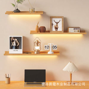 Wooden Wall Mounted Key Rack With Hooks Solid Wood Rectangle Storage Behind <b>Door</b> Organizer For Miscellaneous Items - Product Image 1