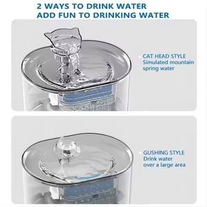 Fontaine à eau automatique pour chat en matériau PC de qualité supérieure, écologique, avec conception ultra silencieuse, portable pour une utilisation en intérieur - Product Image 4