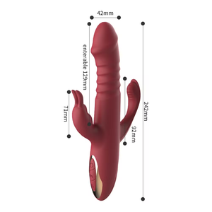 Vibrateur en silicone pour <span class=keywords><strong>femme</strong></span> avec 12 modes, masseur clitoridien et godemiché, jouet sexuel féminin pour la masturbation - Product Image 2