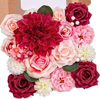 Flores Artificiales de Seda con Tallo para Decoración de Bodas, Hogar, Exteriores, Adornos para Novias, Diseño de Escenas, Regalos, Magnolias, Baby's Breath