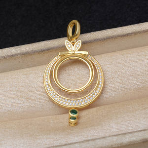 JG6099 S925 Silver Pearl Jewelry Findings Leaf Horse <b>Shoe</b> Empty Tray 15.3-15.5mm Buckle Holder DIY <b>Accessory</b> - Product Image 3