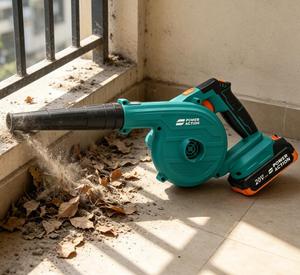 Souffleur à feuilles sans fil portable CB20 20V 3-en-1, <span class=keywords><strong>aspirateur</strong></span> léger avec poignée ergonomique, balayeuse à air, <span class=keywords><strong>aspirateur</strong></span> pour la maison et le jardin - Product Image 6
