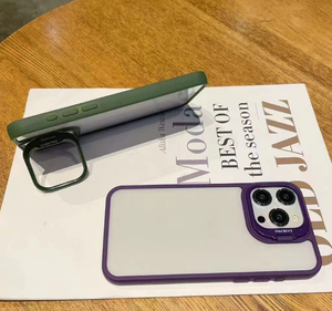 <span class=keywords><strong>Nouveauté</strong></span> Protection Acrylique Transparent Couverture Arrière Téléphone Cas avec Support pour <span class=keywords><strong>iPhone</strong></span> 15 <span class=keywords><strong>14</strong></span> <span class=keywords><strong>Pro</strong></span> Max - Product Image 2