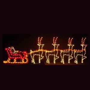 Lampe LED cerf <span class=keywords><strong>de</strong></span> noël, manches longues, extérieur, décoration, - Product Image 1