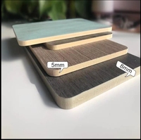 Panneau de marbre en bois imperméable de 5mm sans couture pour décor intérieur placage de fond connexion plate fibre de charbon de bambou pour appartements
