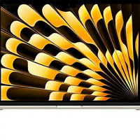 MacBook Air M3 2024 Baru, Layar OLED 15-Inci, 2.53GHz, Laptop Seri Bisnis, Aluminium, Keyboard Inggris, Penyimpanan SSD HDD