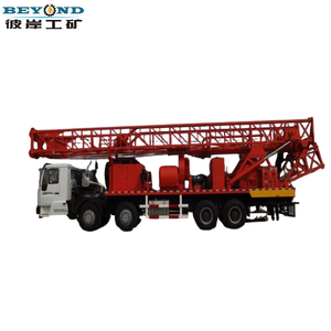 Hoog rendement 1000m grote boring vrachtwagen gemonteerde waterput boorinstallatie diesel hydraulisch met luchtcompressor - Product Image 3