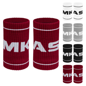 Mkas מותאם אישית צלב sweatbands זיעה רצועות זיעה עם לוגו ספורט פרק כף יד הרמת צמיד דחיסה - Product Image 1