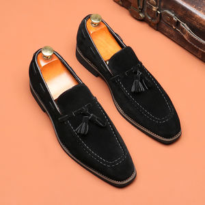 รองเท้าโลฟเฟอร์มีพู่สำหรับผู้ชายรองเท้าแฟชั่นอังกฤษแบบสวมลำลอง - Product Image 4