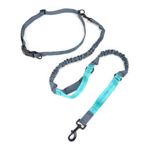 Stock al por mayor de doble ASA Bungee cintura correa retráctil manos libres correa para perros pequeños medianos grandes - Product Image 3