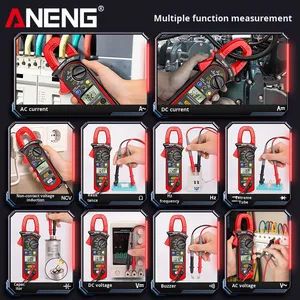 Multímetro Digital <span class=keywords><strong>ANENG</strong></span> PN106 de Alta Precisión con Precisión de 0.5, Anti-Quemaduras, Pinza Amperimétrica Inteligente para Electricistas, <span class=keywords><strong>Amperímetro</strong></span> de CA/CC - Product Image 4