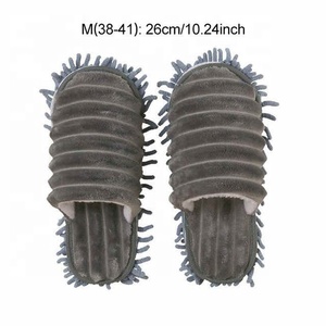 <span class=keywords><strong>S</strong></span>/<span class=keywords><strong>M</strong></span>/<span class=keywords><strong>L</strong></span> 2 unids/par Calcetines antideslizantes para pies de suelo perezoso zapatos mopa zapatillas pulido rápido limpieza polvo herramientas de cocina suministros de baño - Product Image 2