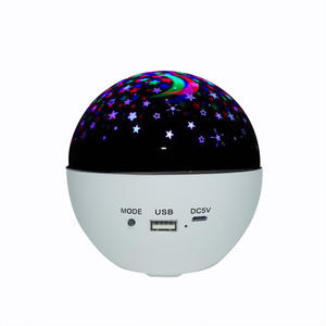 Pour la lampe de <span class=keywords><strong>projecteur</strong></span> de ciel étoilé activée par la musique avec boule magique pour la veilleuse de chevet de chambre à coucher - Product Image 5