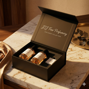 Caja de Embalaje de Perfume Estilo Cajón Elegante con Cinta de Cierre, Estuche Personalizado de Lujo para Botellas de Fragancia, Venta al por Mayor - Product Image 4